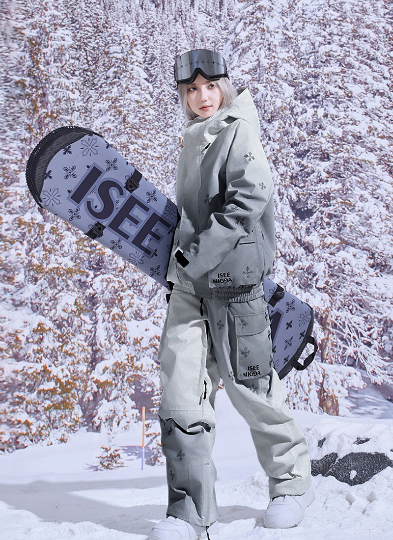 O2POSE公式/スキーウェア 3L-WEAR 上下セット おしゃれ