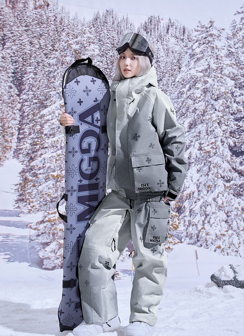 O2POSE公式/スキーウェア 3L-WEAR 上下セット おしゃれ