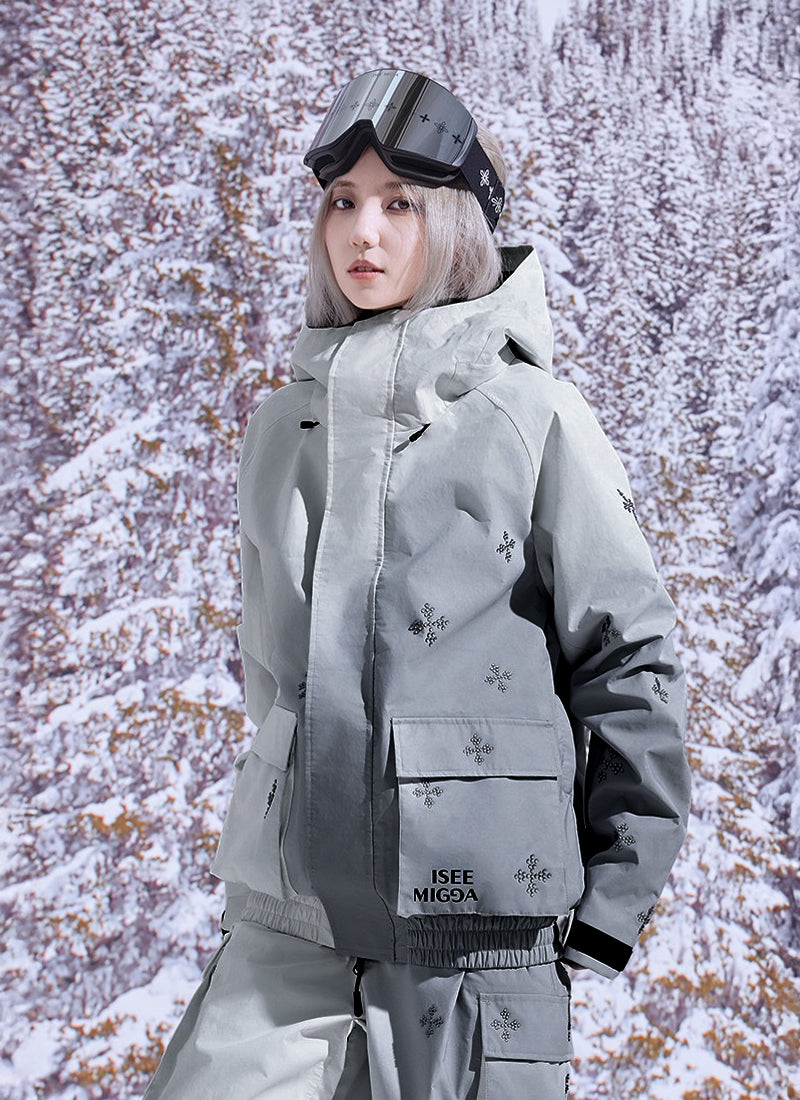 O2POSE公式/スキーウェア 3L-WEAR 上下セット おしゃれ