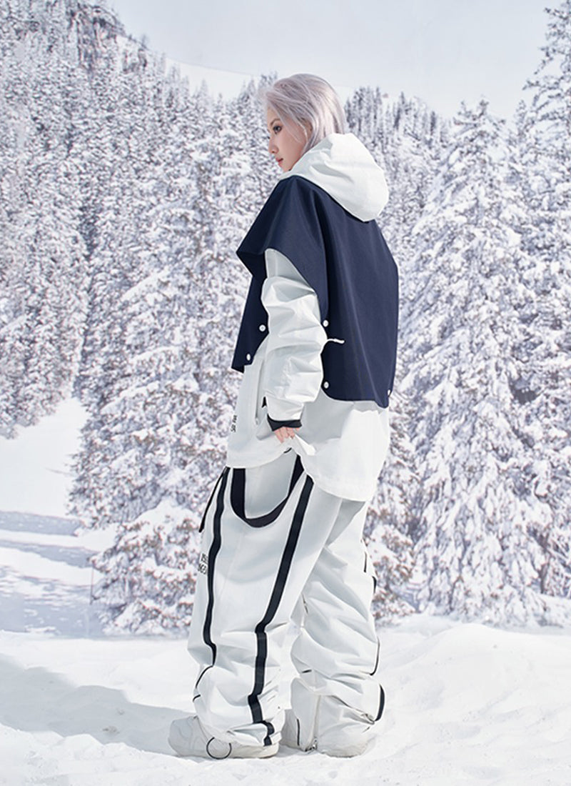 O2POSE公式/スキーウェア セーラー風 上下セット ウィメンズ